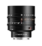 TTArtisan 85 mm Full Frame T2.1 Cine Objektiv mit Metallgehäuse, kompatibel mit Leica L-Halterung, Schwarz