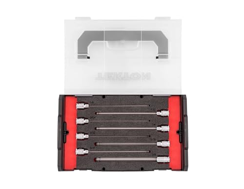 Image of TEKTON Long Ball End Hex Bit Socket Set, 8-Piece | SHB91701