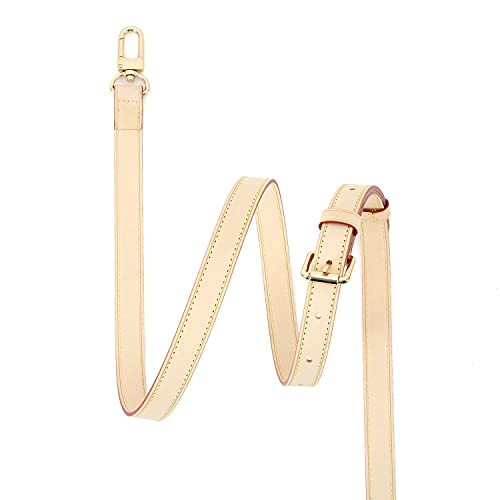 Natural vachetta leather Shoulder Strap Adjustale Crossbody replacement straps for Leather Bags Alma Speedy 30 Eva DIY Handbags - Image 3