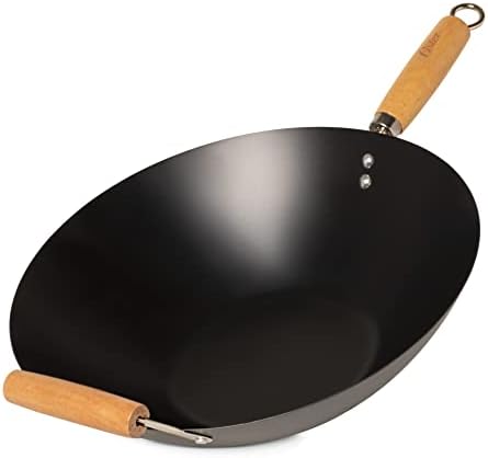 Oster Brayden 34cm aço carbono — wok chinesa autêntica