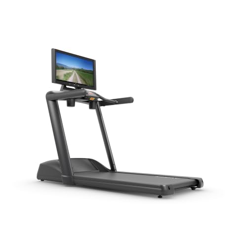 Image of Aviron Victory Plus Treadmill with 27 inch HD Touchscreen. Access to Game-Based Workouts, Streaming, and Classes. Low-Impact 4 inch Step-Up Deck, 3.5 CHP Motor, Up to 12.5 MPH and 12% Incline, Black