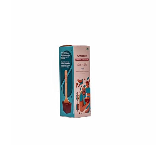 Image of SMOOR Stir-it-Up Mint Hot Chocolate Pack of 3 Cubes | DIY dissolvable hot chocolate on a stick | Perfect For Snacking, Birthday, Anniversary, Gifting | 90g (Pack Of 3)