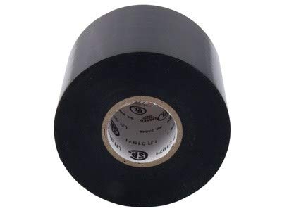 Image of Secure Cable Ties Black Electrical Tape 8.5 mil, 2 Inch Wide x 44 Feet