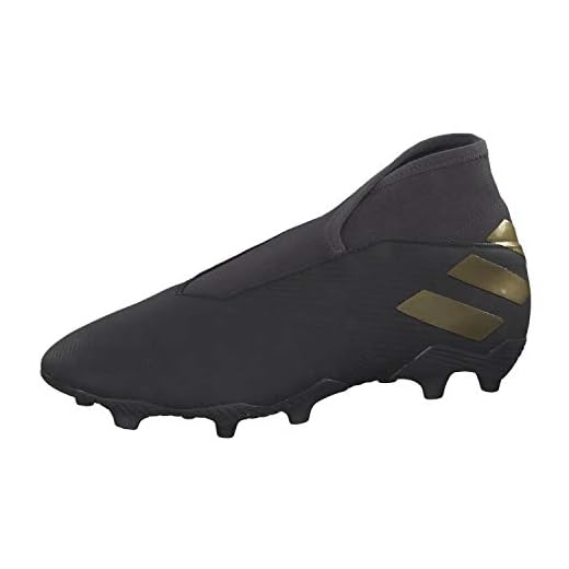 adidas Nemeziz 19.3 LL FG, Botas de fútbol. Hombre, Cblack Goldmt Utiblk, 43 1/3 EU