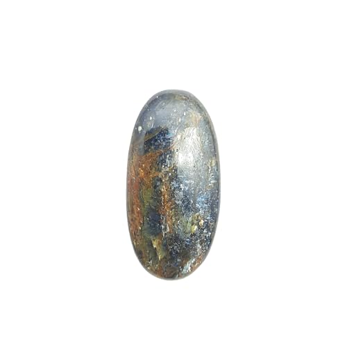 Cabochon kyanite de mousse 38 carats, pierre de prestige pour haute joaillerie