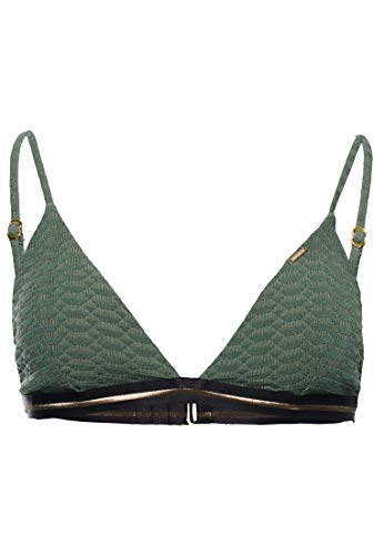Superdry Damen Sahara Fixed Tri Bikinioberteil Capulet-Olivgrün 42