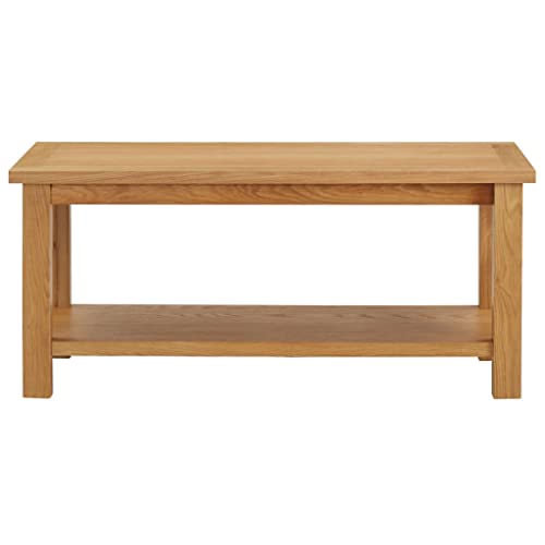 Table basse chêne massif au design moderne et finitions premium