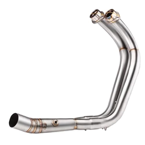 Tuyau échappement MT07 en acier inoxydable pour optimiser les gaz du moteur FZ07