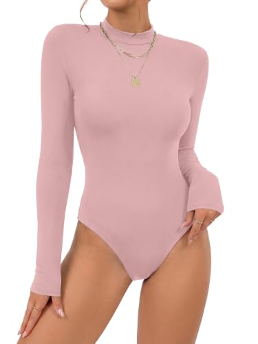 Image of OPOIPIN Women's Long Sleeve Basic Bodysuit