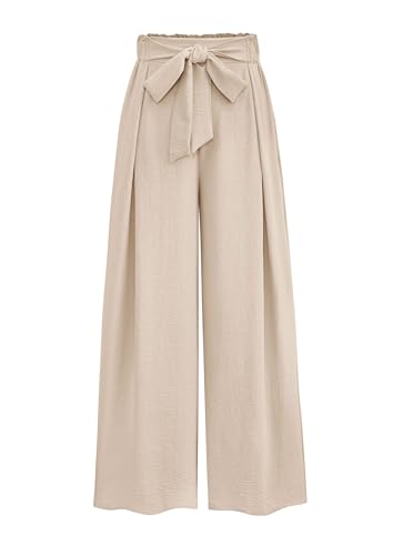 Image of PRETTYGARDEN Women's Palazzo Wide Leg Work Dress Pants