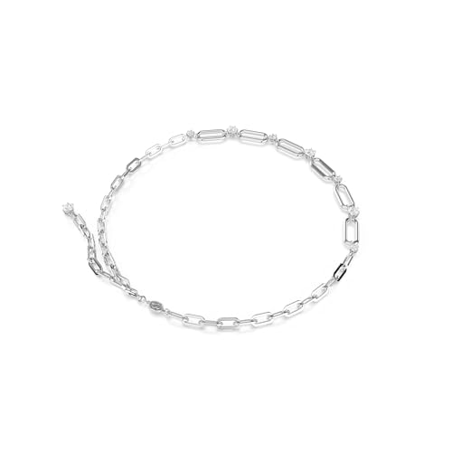 Swarovski Constella Jewelry Collection, Coordinating Necklace and Bracelet, Crystal & Chain Design, Rhodium Finish4
