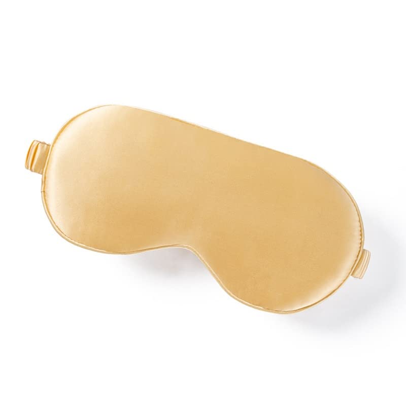 Schlafmaske aus Seide, weicher Satin, Augenbinde, elastischer Riemen, Nacht-Augenschutz, Reisenickerchen for Damen und Herren (Color : B)