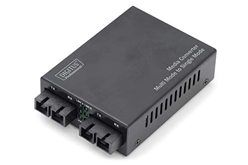Convertidor de red 100BASE-FX Digitus DN-82024 multimodo y monomodo de 1310 nm 2