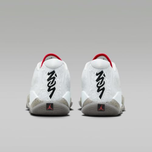 Nike Zion 3 Big Kids' Basketball Shoes (DV3869-106, White/Cement Grey/Pure Platinum/University RED) Size 63