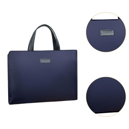 Professional Business Bag for Men, Stylish Briefcase for Work and Travel, Blue, Cloth2