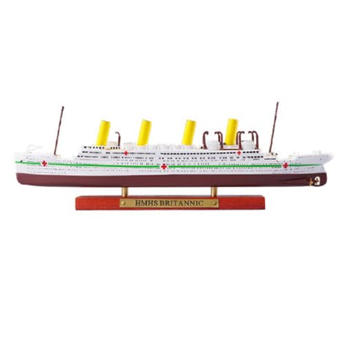 CHICHIYANG Alloy 1/1250 Scale HMHS Britannic Cruise Ship Finished Model High-Simulated Passenger Liner Vessel Model for Enthusiasts - Image 6