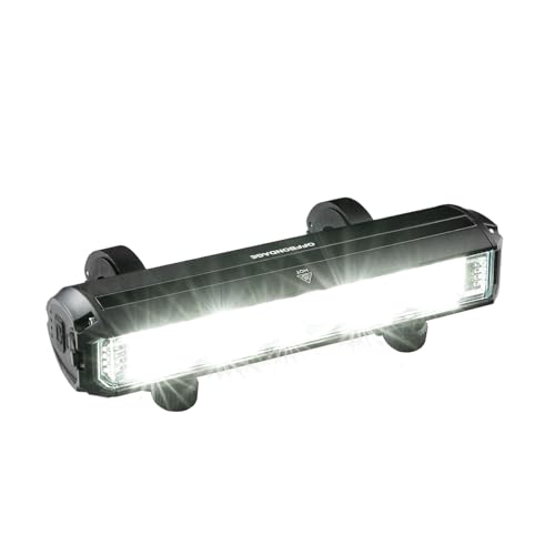 Image of Bike Light Bar for Ebike, Super Bright Front Light Rechargeable Battery, IPX5 Waterproof, 5 Modes Bicycle Headlight for Mountain Bike, Night Riding, Cycling