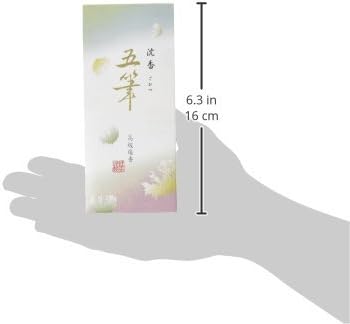 Seikado Japanese Agarwood Incense Sticks Jinko Gohitsu Small Pack - 5.5 inches 60 sticks - Made in Japan - Aloeswood - Oud - Image 2