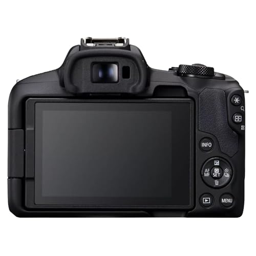 Image of Canon EOS R50 Mirrorless Camera Body (Black) 5811C002 Bundle with Sandisk 128GB Memory Card, Deco Essentials Camera Bag and Photography Guidebook