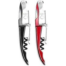 Houdini Zippity 2-Step Corkscrew, Built in Foil Cutter, MIXED