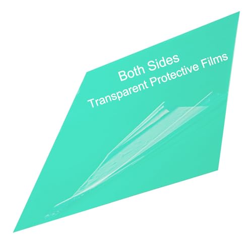 Image of A4 PVC Flexible Plastic Sheets, 10Pcs 0.3mm Thick A4 Size, Transparent DIY Crafts Film(Green)