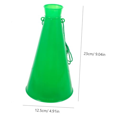 BCOATH 4 Pcs Chifre De Torcedor Buzinas De Ar Dobráveis Alto-falante Megafone Verde Torcer Megafone