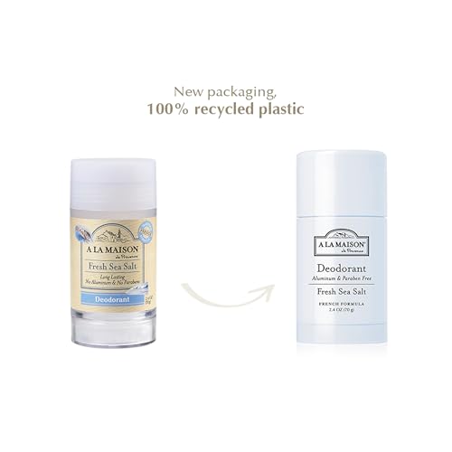 Image of A La Maison Fresh Sea Salt Deodorant Aluminum-Free Paraben-Free, Unisex