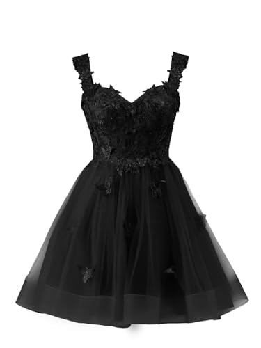 3D Butterfly Short Homecoming Dresses 2025 Off Shoulder Puffy A Line DAMA Dresses Sparkly Tulle Teens HOCO Dress