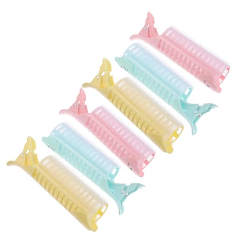 TOVINANNA 6 Piezas Rizador De Pico De Pato Rodillos Para Rizar Herramientas Para Peinar El Cabello Pinzas Para El Cabello Para Peinar Spray Acondicionador Para El Cabello Rulos El Plastico