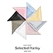 Selected Hanky 100% Pure Silk Pocket Square Solid White