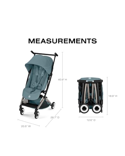 Image of LIBELLE Ultra Lightweight Travel Stroller - Stormy Blue