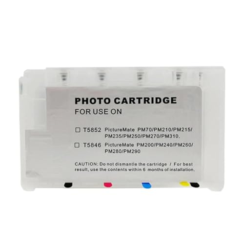Cartucho recargable compatible T5846 E5846 chip ARC para impresora PictureMate PM280 PM290