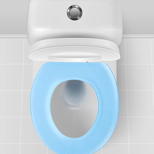 2 Stück Wc Deckelbezug WC-Sitz-Kissenbezug Wasserdicht, WC-Sitz-Matte Warme Klobrille Wasserdichter Kissenbezug, Dick Warmes Badezimmer-Zubehör für Zuhause, Hotel – Bild 8