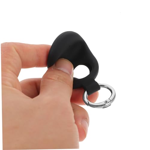 Funda de localizador de silicona resistente a caídas con cordón 7