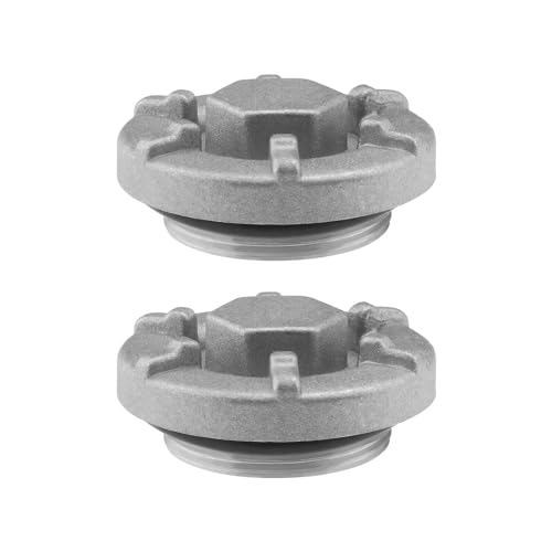 eMagTech 2 Piezas de Drenaje de Aceite Cubierta Tornillo de Drenaje de Aceite Compatible con Yamaha Compatible con Wolverine de Reemplazo de Tapón de Aceite de Motocicleta 4HC-15351-00-00 48 Mm