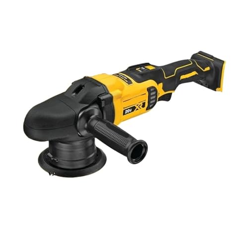 TIEOAXFT Pulidora Orbital aleatoria de Velocidad Variable inalámbrica DCM848, Motor sin escobillas, máquina de Pulido y Encerado de decoración de Coche de 125MM DCM848B