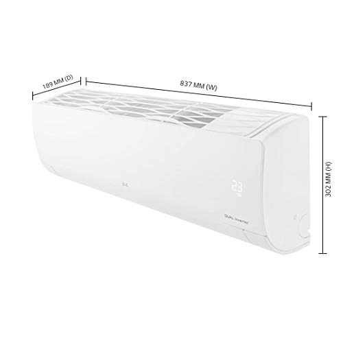 Image of LG 1 Ton 3 Star Inverter Split AC (Copper KS-Q12HNXD White)