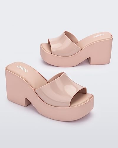 Image of Melissa Posh Slip-On Platform Jelly Heels for Women