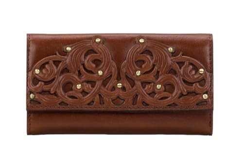 Patricia Nash Terresa Filigree Tan Studded Wallet