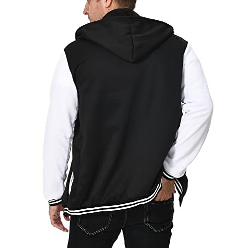 Image of Yuji Itadori Mens Varsity Jacket Baseball Letterman Bomber Jacket Fleece Long Sleeve Coat Casual Clothing XXS-3XL