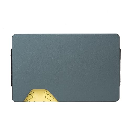 Image of Minimalist Wallet for Men, Slim Metal RFID Blocking Wallet Credit Card Holder Money Clip & Cash Strap, Scratch-Resistant Holds 15 Cards,Ideal Gift for Men | Matte Grey