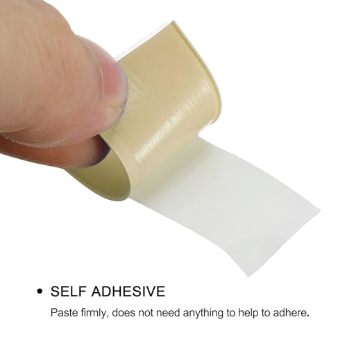 Image of uxcell Caulk Tape, Beige Toilet Caulk Strip Self Adhesive 1.5 inch x 16.4Ft Caulking Sealant Tape with Sealing Tool for Kitchen Bathroom Edge Protector