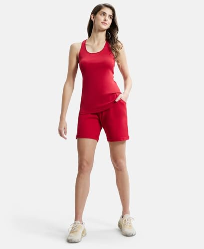 Image of Jockey AW23 Women's Super Combed Cotton Rich Regular Fit Shorts with Side Pockets