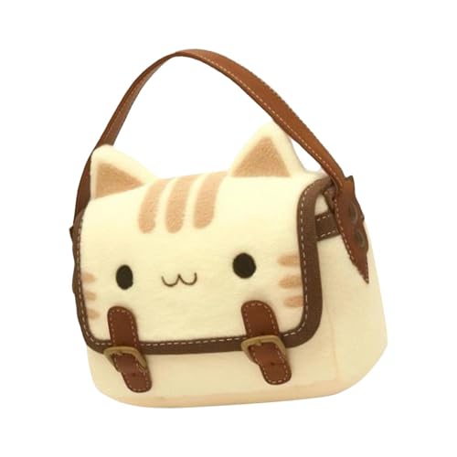 Sac en peluche chat Oshhni : cadeau créatif et mignon à bandoulière