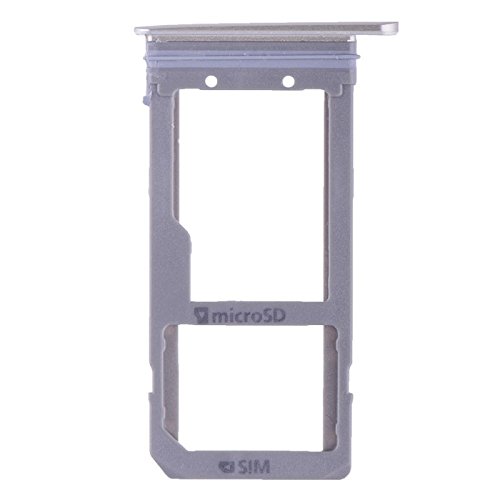 Sparfix – Cajón de tarjeta SIM Micro SD plateado para Samsung Galaxy S7 Edge SM-G935F