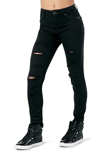 Balera Girls Urban Groove Skinny Slashed Dance Jeggings