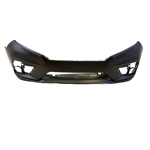 Image of FitParts Compatible with Honda Odyssey 2018-2020 Front Bumper Cover | Primed, With Fog Light Holes, Ready to Paint, OEM 04711THRA00ZZ, HO1000310