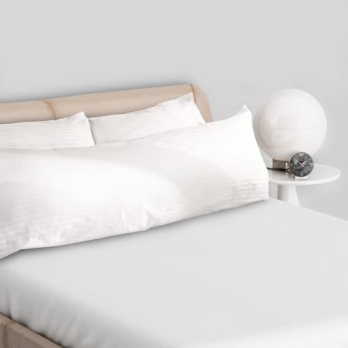 Feelathome 100% Cotton Pillow Protector With Zipper Waterproof Cover 20 X 54 Inches (Body Pillow, Single) - Noiseless Pillowcase Encasement - Zippered Pillow Case Protectors #TOP7