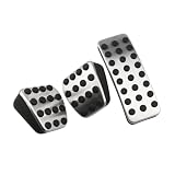 Pedale Abdeckung Für Benz 2006-2012 Für M-Cl W164 2007-2013 Für GL-Cl X164 2006-2012 Edelstahl Auto Pedale Sport Bremspedal Pads Abdeckung(MT Without Rest)