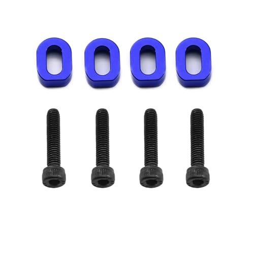 RC �J�[�p�[�c Compatible With Traxxas 1/5 For X-MAXX 6S 8S 1/6 For XRT 8S RC�J�[�p�[�c�A�N�Z�T���[ 4PCS ���^�����[�^�[�}�E���g���b�V���[�V�� 7759 7759R(Blue)